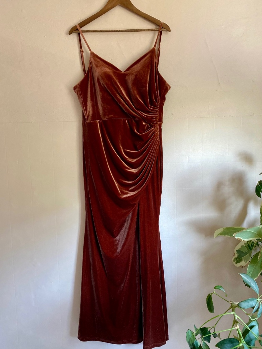 Revelry Bridesmaid Dress * Terracotta Rory Velvet *